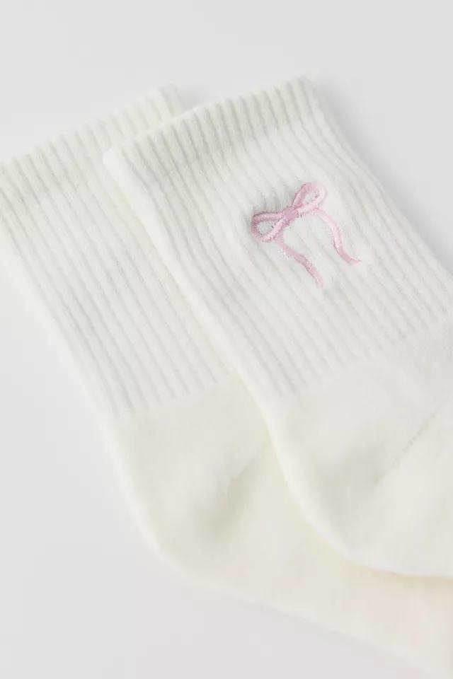 Bow Quarter Crew Sock Product Image