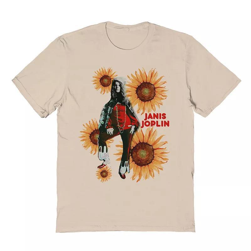 Mens Sunflowers Graphic T-Shirt Brown product image