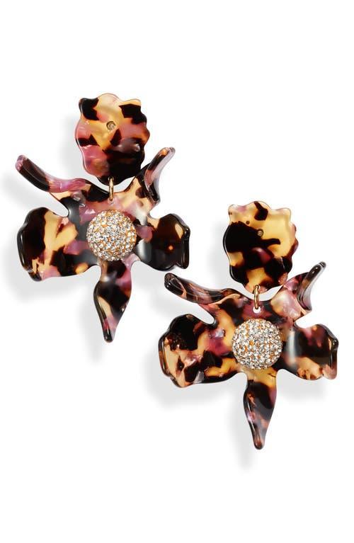 Lele Sadoughi Crystal Lily Earrings Product Image