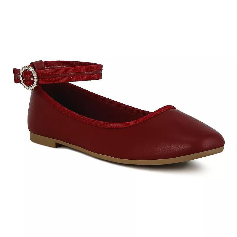 London Rag Danseur Womens Ballet Flats Red product image