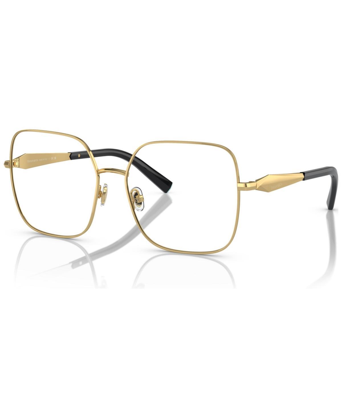 Tiffany & Co. Womens Square Eyeglasses, TF1151 54 - Gold-Tone Product Image