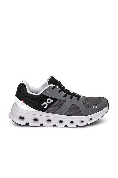 On Cloudrunner Sneaker in Black Product Image