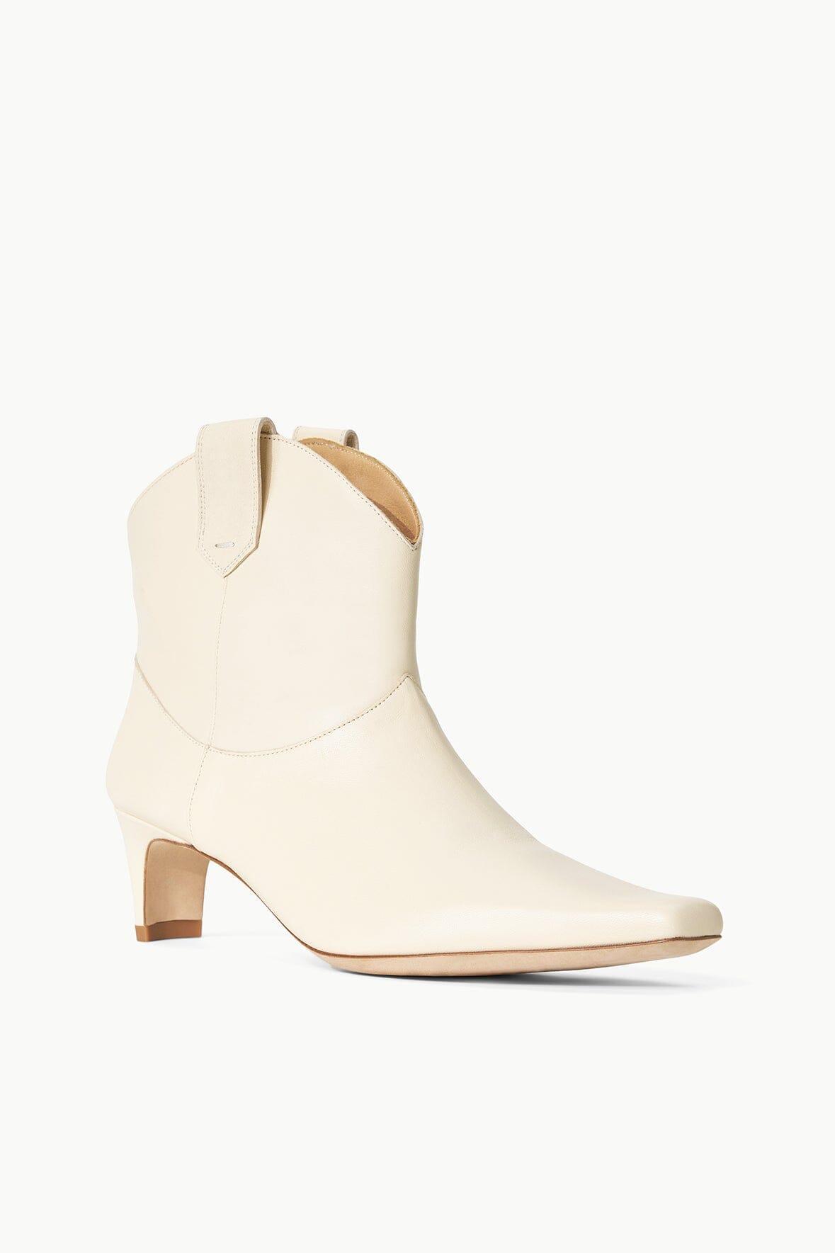 WESTERN WALLY ANKLE BOOT | CREAM Product Image