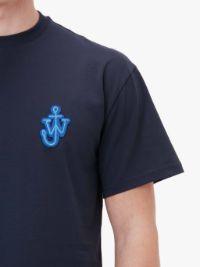 ANCHOR PATCH T-SHIRT in blue | JW Anderson US  Product Image