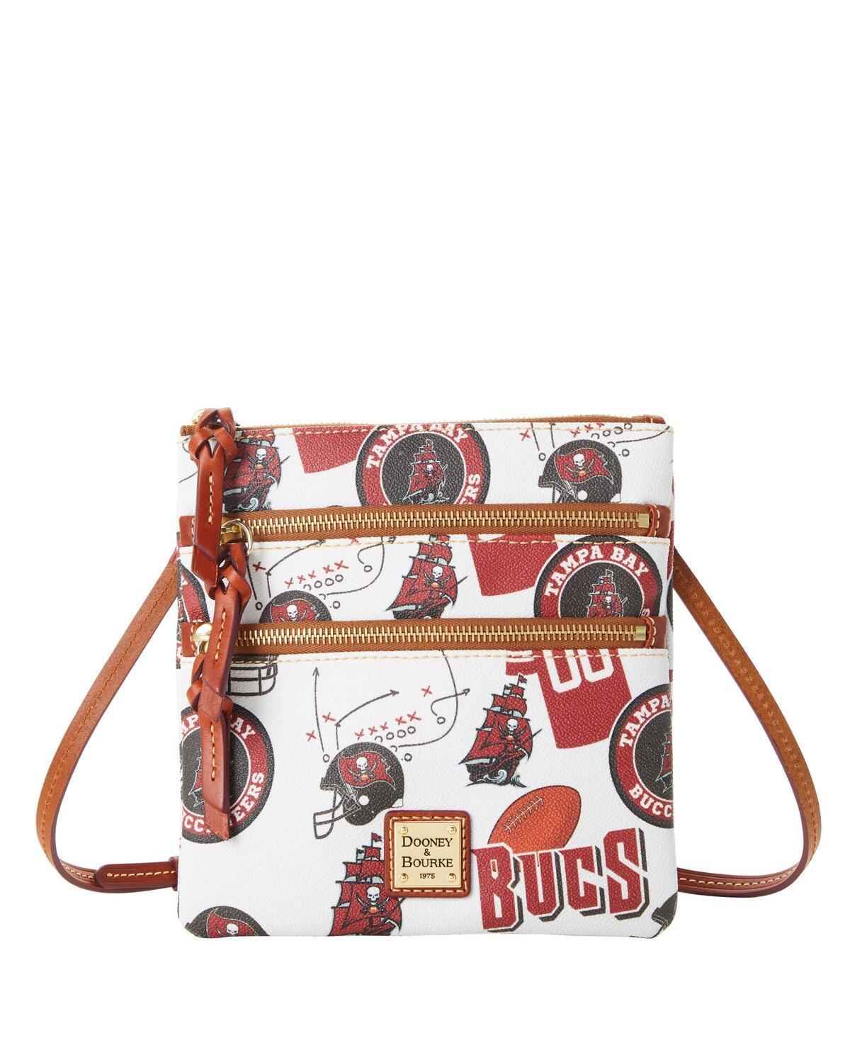 Womens Dooney & Bourke Tampa Bay Buccaneers Triple-Zip Crossbody Purse Product Image