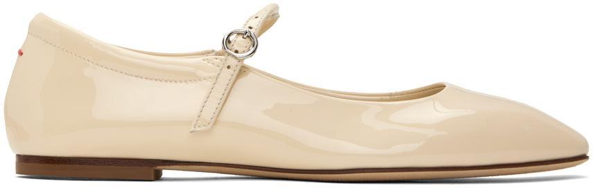 Off-white Uma Ballerina Flats In Creamy Product Image