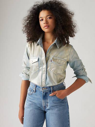 Iconic Western Denim Shirt product image