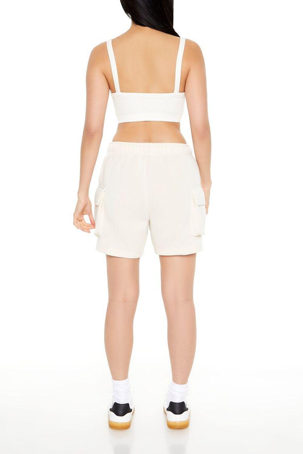 Fleece Cargo Sweatshorts | Forever 21 Product Image