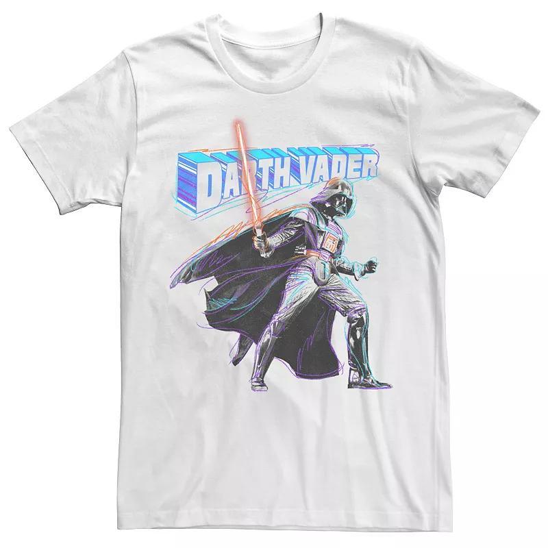 Mens Star Wars Darth Vader Action Sketch Tee Product Image