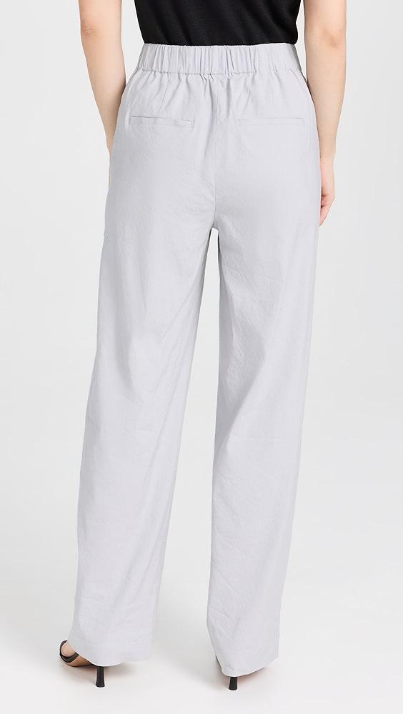 Vince High Waist Pull On Linen Trousers | Shopbop Product Image