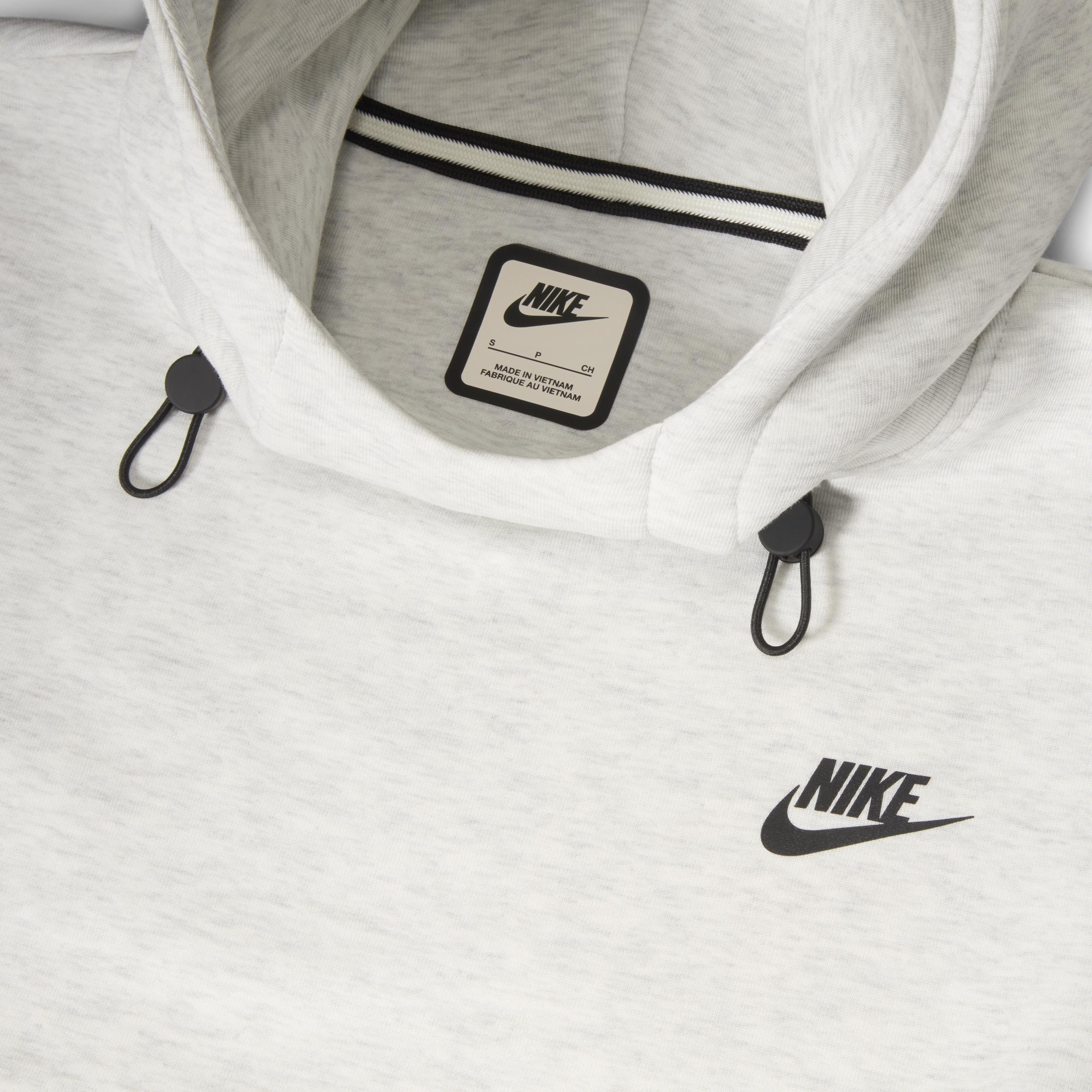 Nike Womens NSW Tech Fleece OS Hoodie - Heather/Light Grey/Black Product Image