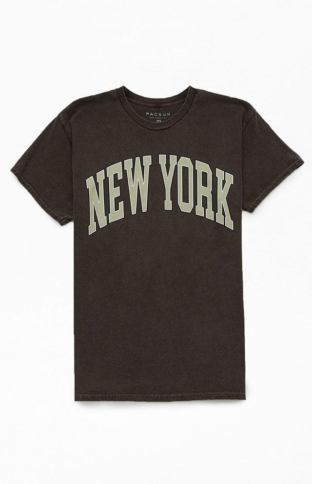 Men's New York Uni Vintage Wash T-Shirt Product Image