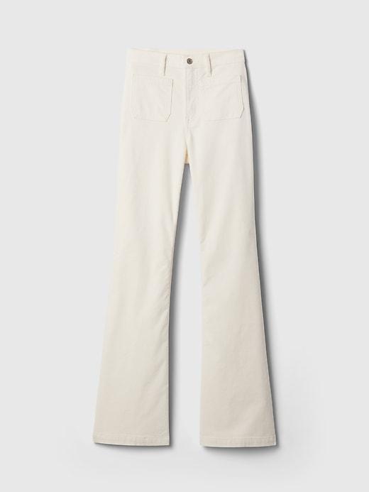 High Rise Corduroy &apos;70s Flare Pants Product Image