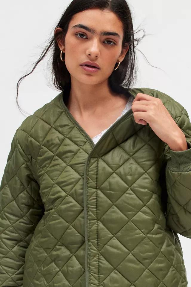 Urban Renewal Vintage Heavy Quilted Liner Jacket Product Image