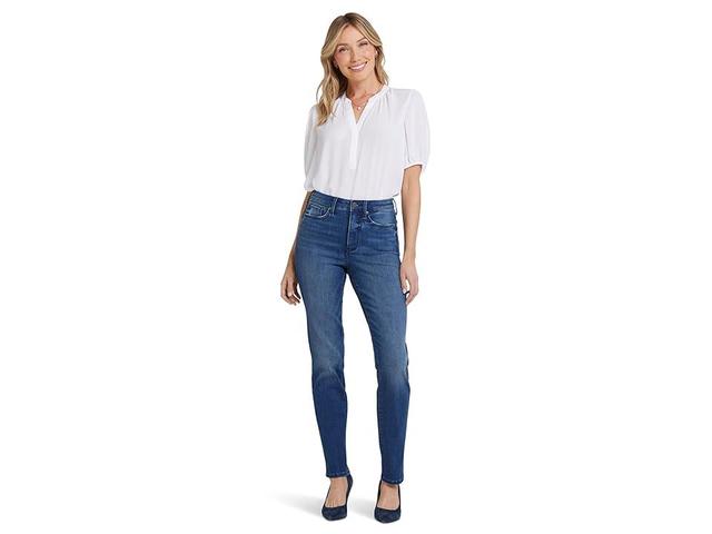 NYDJ Petite High Rise Sheri Slim in Moonlight (Moonlight) Women's Jeans Product Image