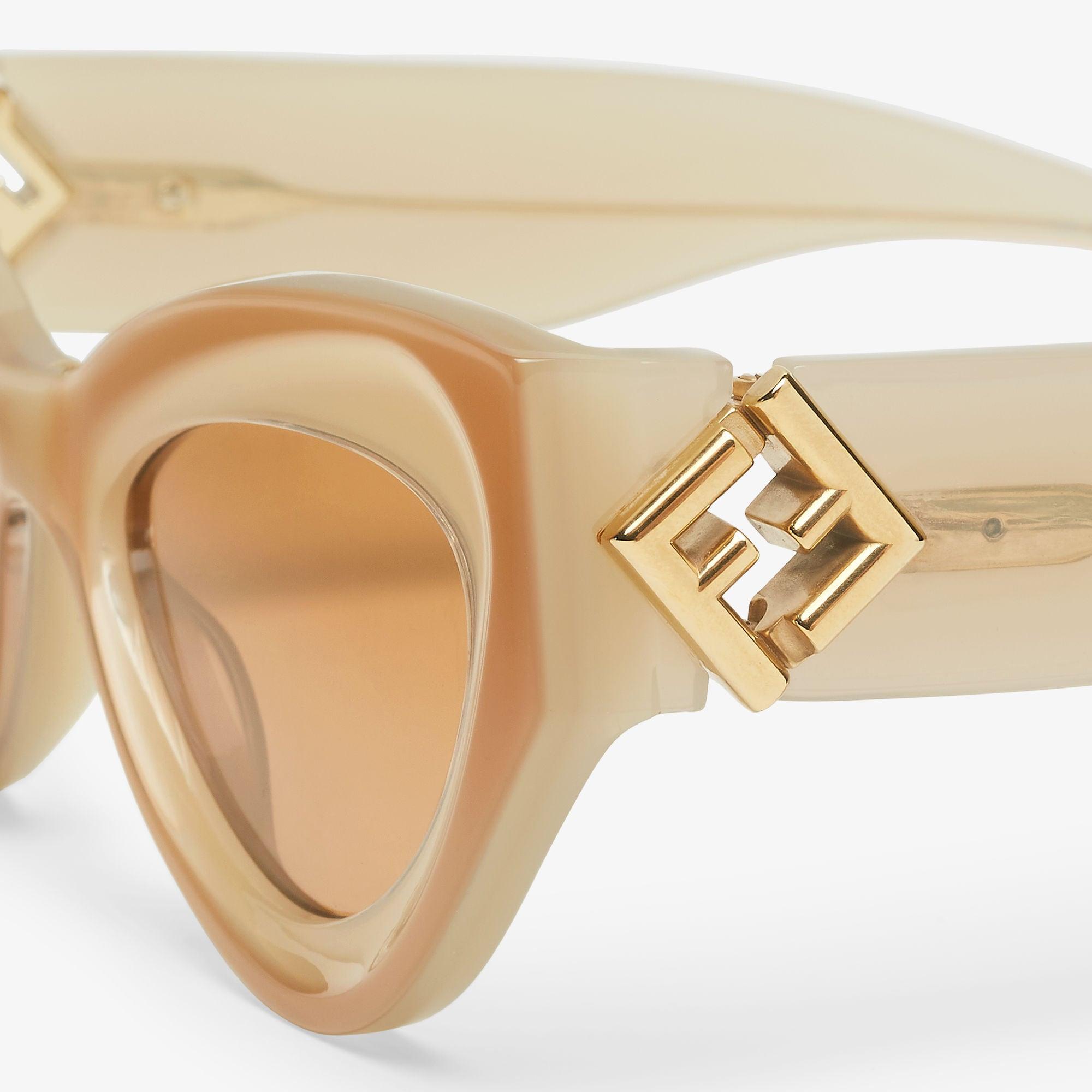 FF DiamondsBeige acetate sunglasses Product Image