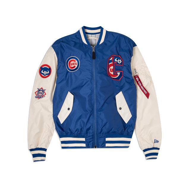 Alpha Industries X Chicago Cubs L-2B Bomber Jacket Male Product Image