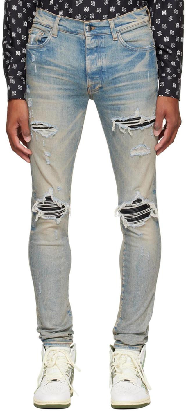 Mx1 Bandana Stretch Cotton Denim Jeans In Perfect Indigo Product Image