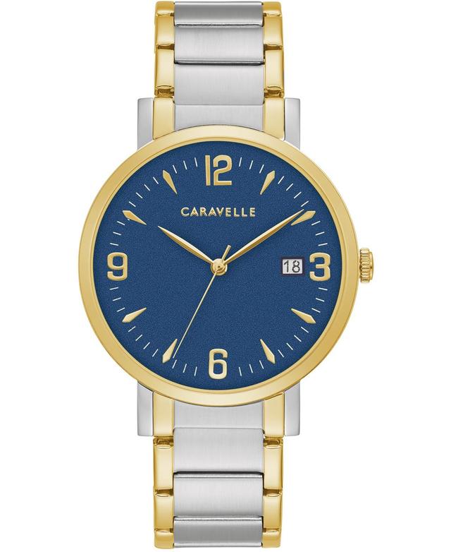 Caravelle Mens Two-Tone Stainless Steel Bracelet Watch 39mm Product Image