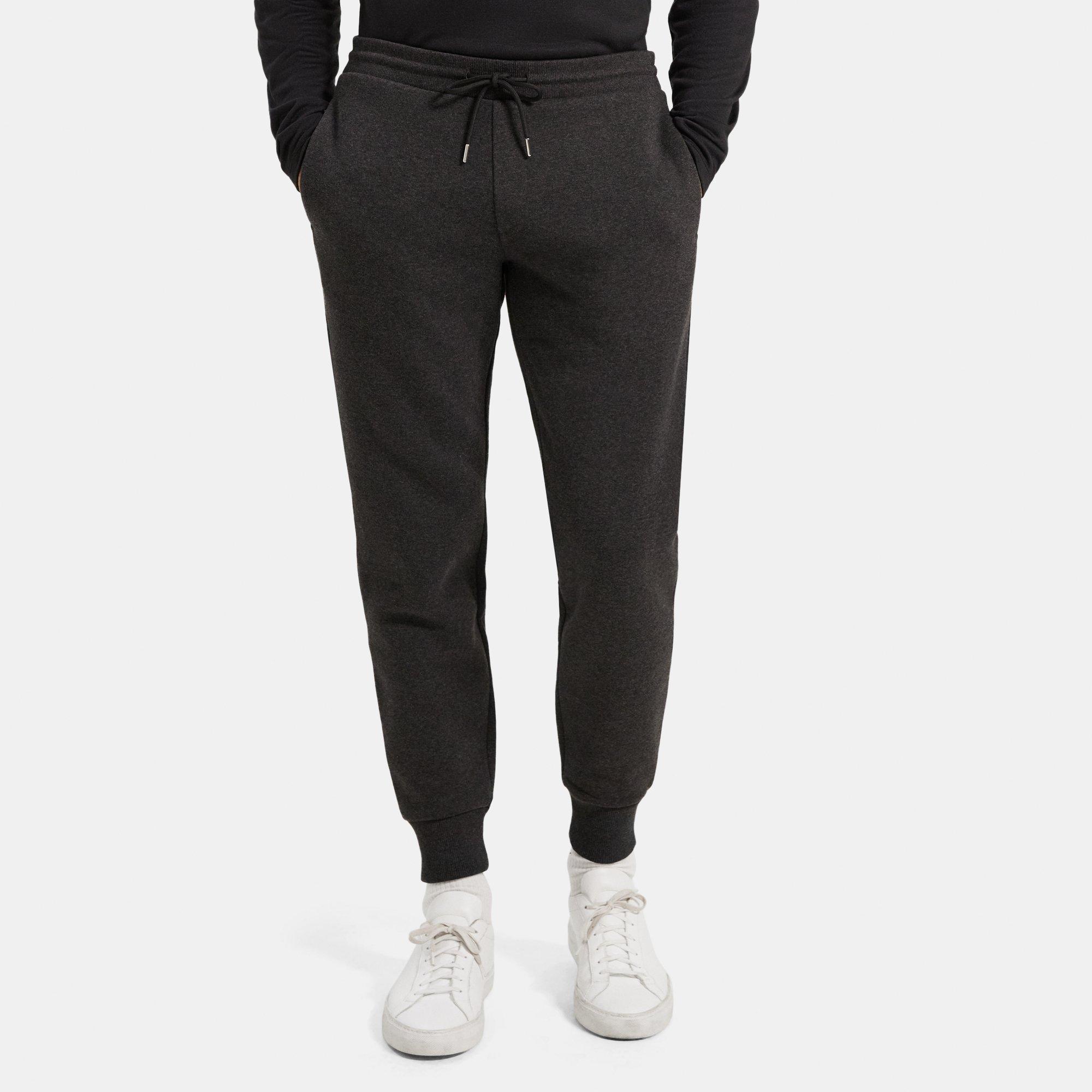 Theory Outlet Official Site | Essential Sweatpant in Cotton Fleece Product Image