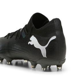 PUMA FUTURE 7 MATCH Firm Ground/Artificial Ground Men's Soccer Cleats Shoes in Black/White Product Image