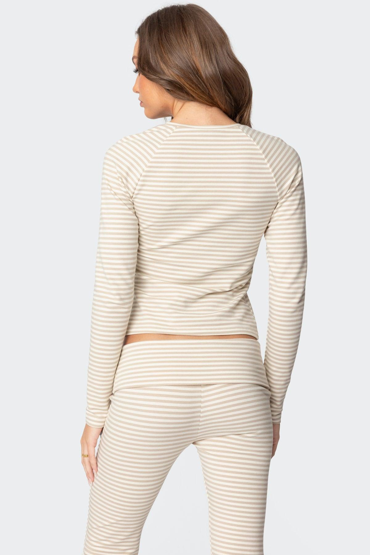 Kaeli Stripey Long Sleeve T Shirt Product Image