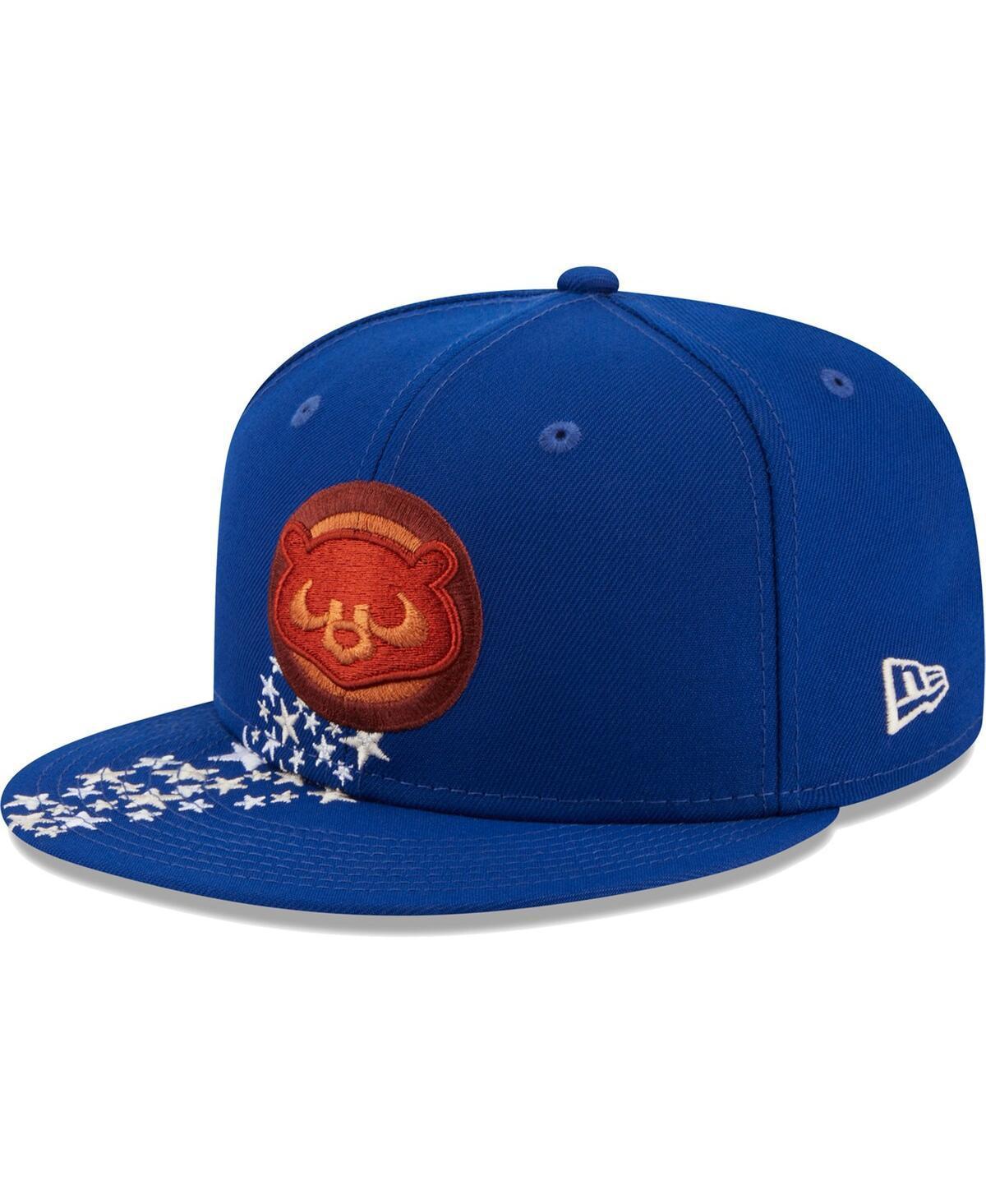 Mens New Era Royal Chicago Cubs Meteor 59FIFTY Fitted Hat Product Image