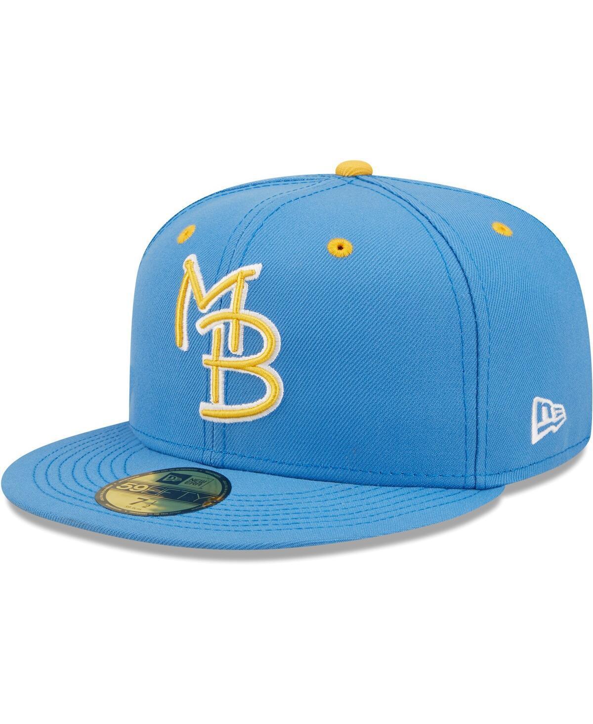 Mens New Era Royal Myrtle Beach Pelicans Authentic Collection Team Home 59FIFTY Fitted Hat Product Image