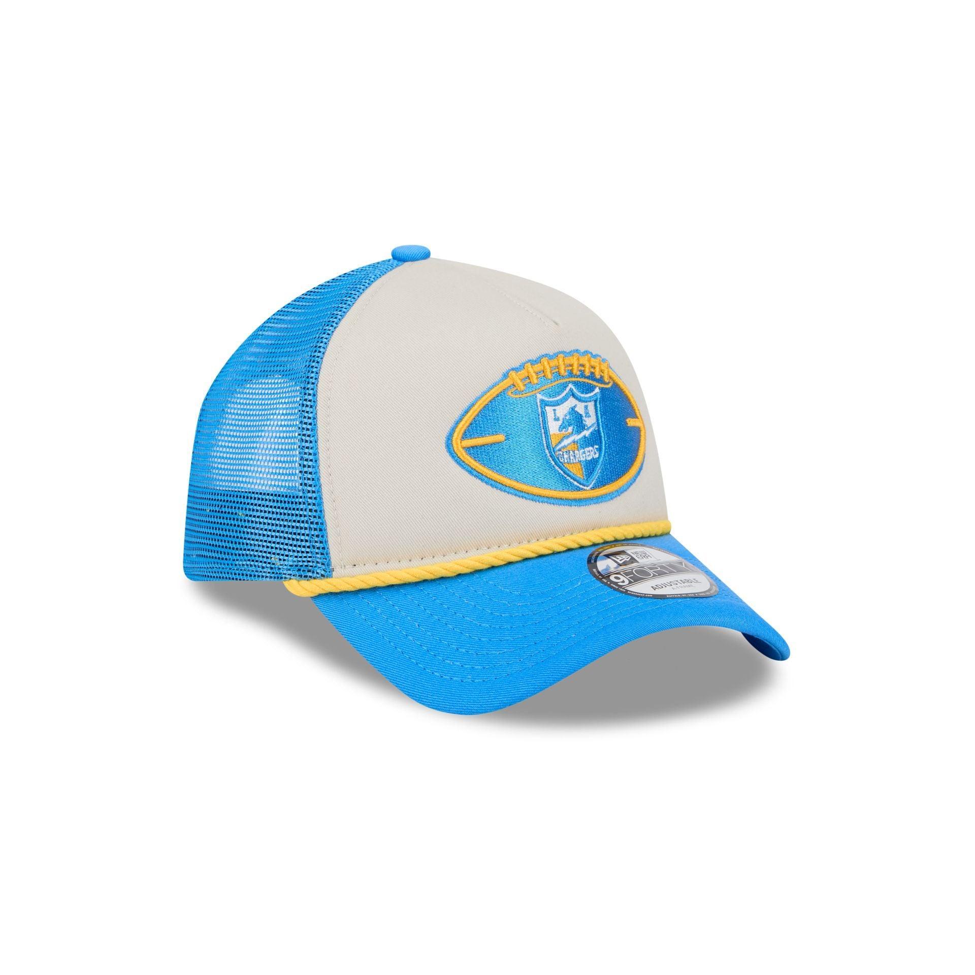 Los Angeles Chargers 2024 Historic Sideline 9FORTY A-Frame Snapback Hat Male Product Image