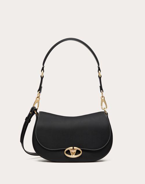 SMALL VALENTINO GARAVANI OHVAL SHOULDER BAG IN NAPPA CALFSKIN Product Image