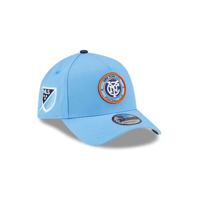 New York City FC 2024 MLS Kickoff 9FORTY A-Frame Snapback Hat Male Product Image