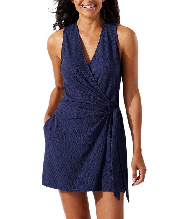 Tommy Bahama Isle Cays Wrap Romper Swim Cover-Up Product Image