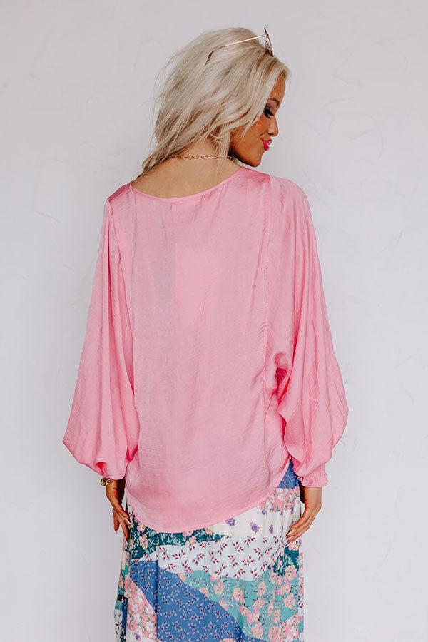 Saturday Night Premiere Shift Top in Pink Product Image