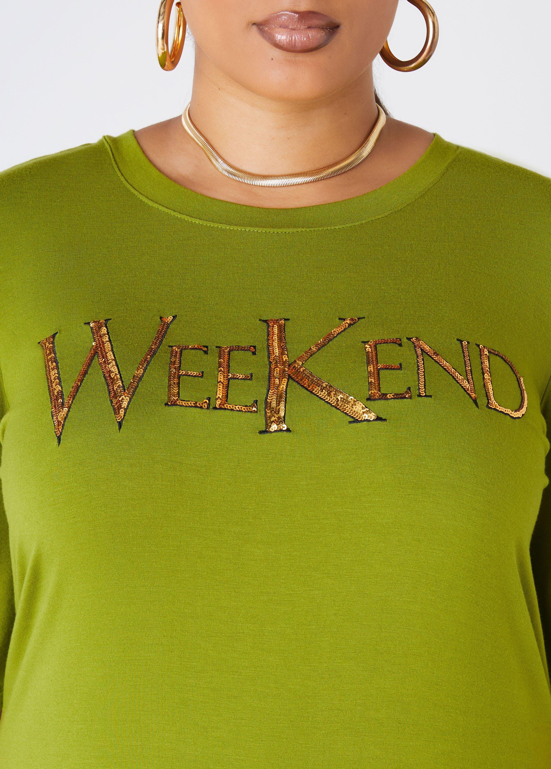 Weekend Embellished Tee Product Image