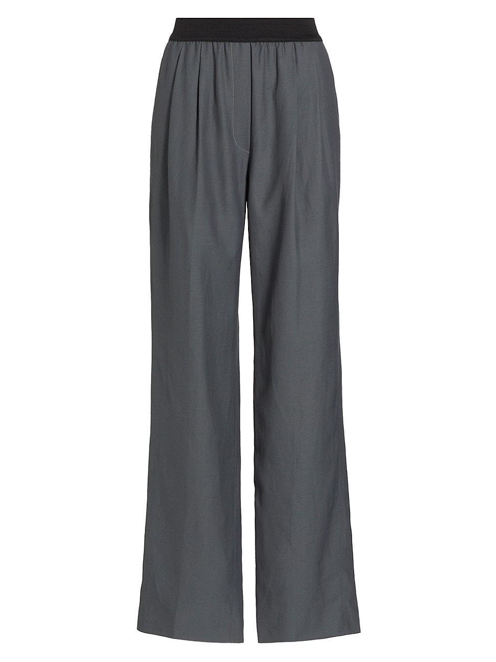 Loulou Studio Takoroa Pant Grey. (also in ). Product Image