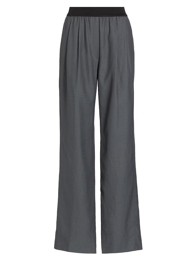 Womens Takaroa Straight-Leg Linen Pants Product Image