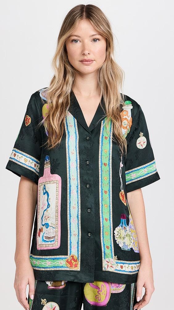 Alemais Royal Shirt | Shopbop Product Image