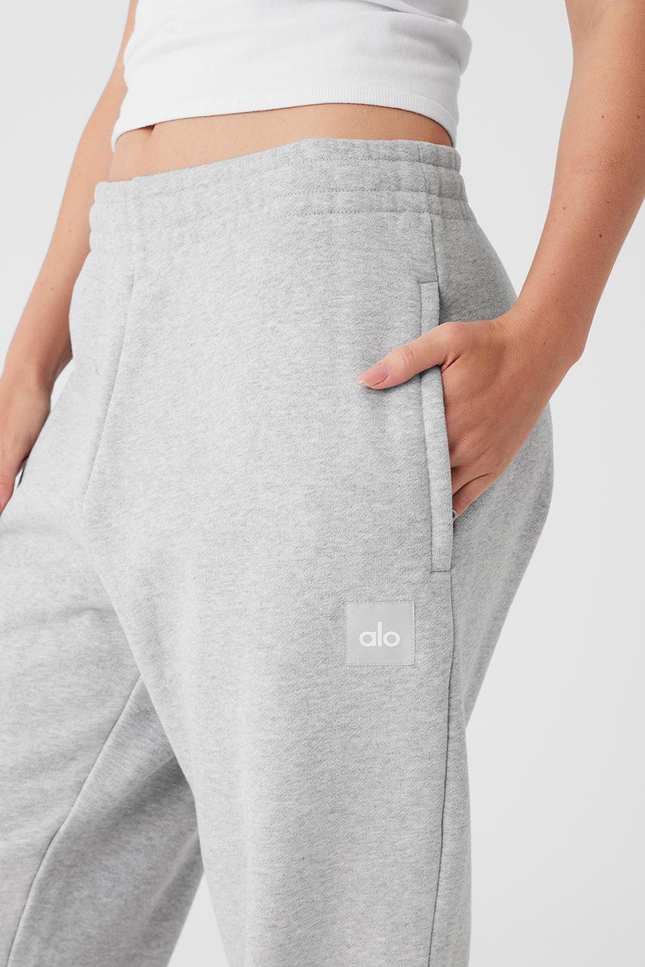 Cuffed Renown Heavy Weight Sweatpant - Athletic Heather Grey Female Product Image