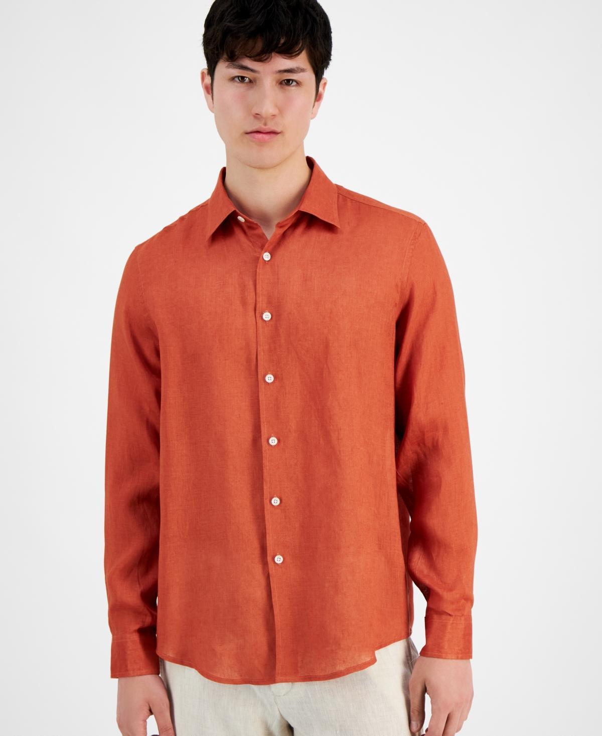 Club Room Mens 100% Linen Shirt, Created for Macys Product Image