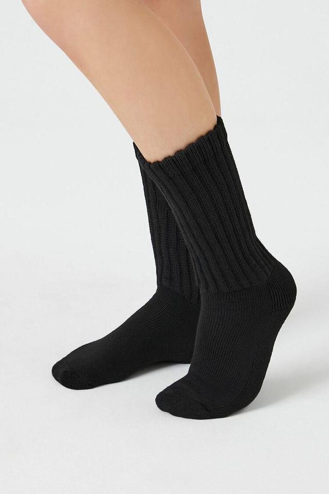 Ribbed Knit Crew Socks | Forever 21 Product Image