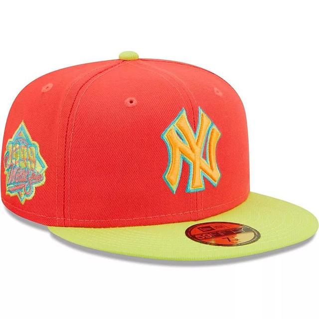 Mens New Era /Neon Green New York Yankees Lava Highlighter Combo 59FIFTY Fitted Hat Product Image