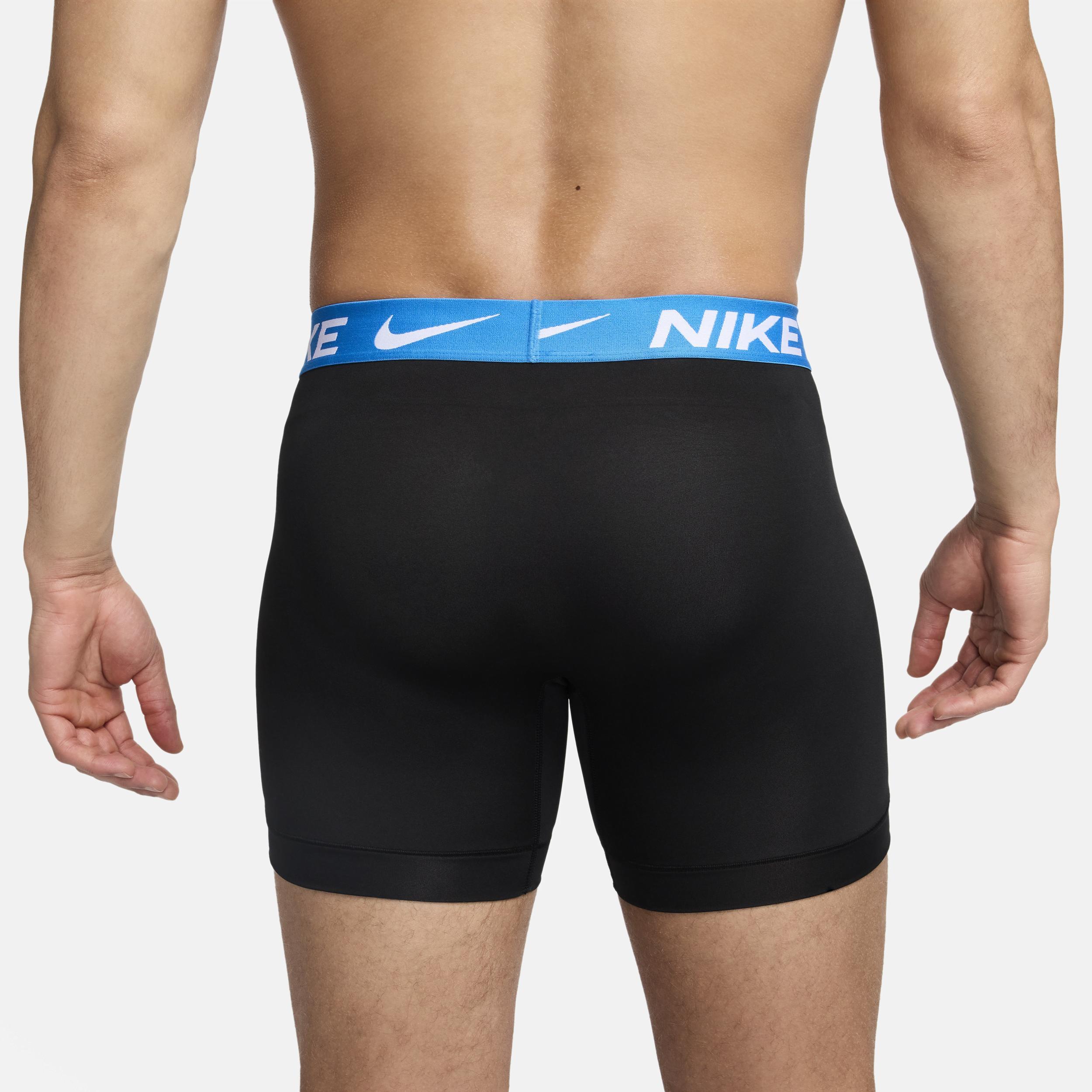 Nike Mens Dri-FIT Essential Micro Boxer Briefs (3-Pack) Product Image