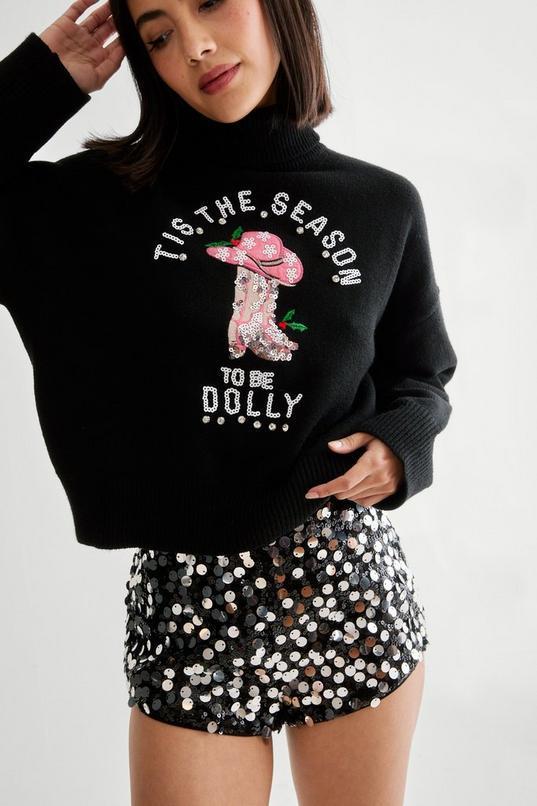 Tis The Season To Be Dolly Holiday Sweater Product Image