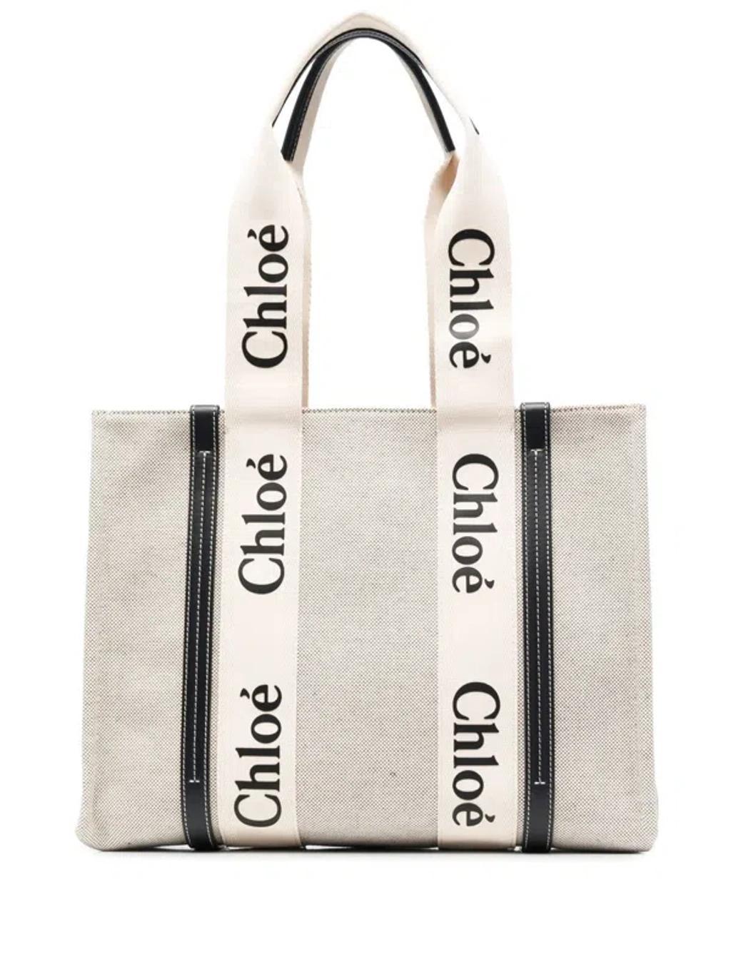 Medium Woody Tote Bag In Grey Product Image