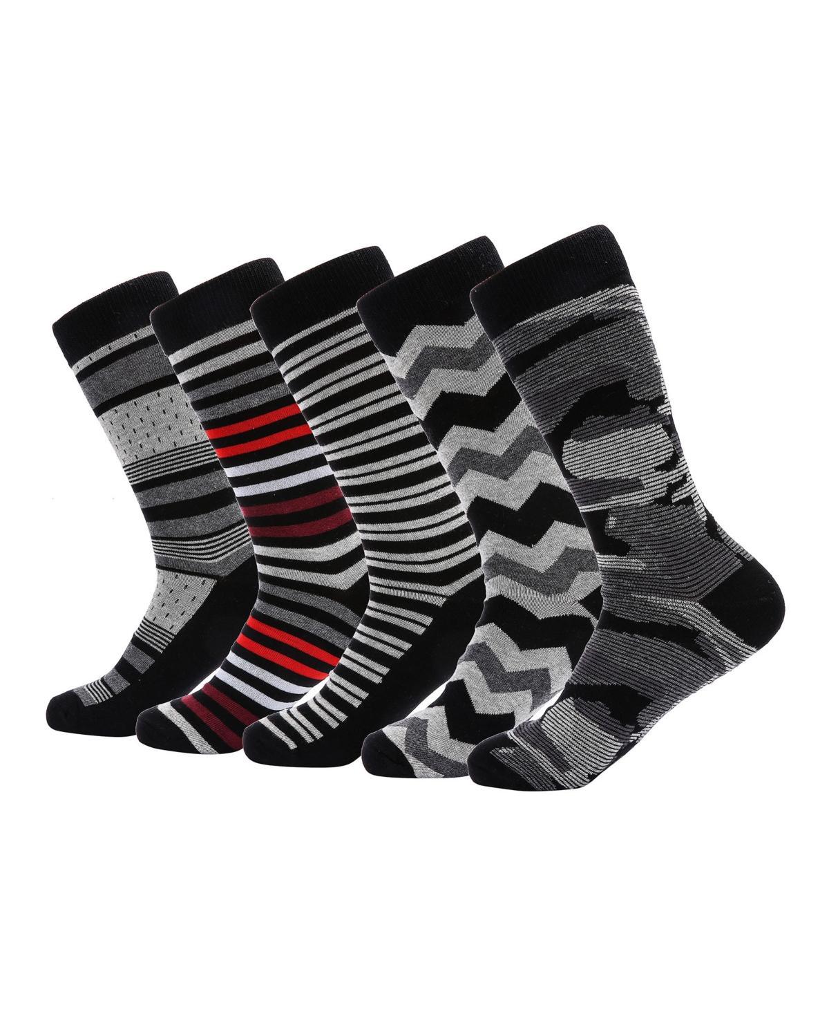 Mio Marino Mens Groovy Designer Dress Socks Pack of 5 Product Image