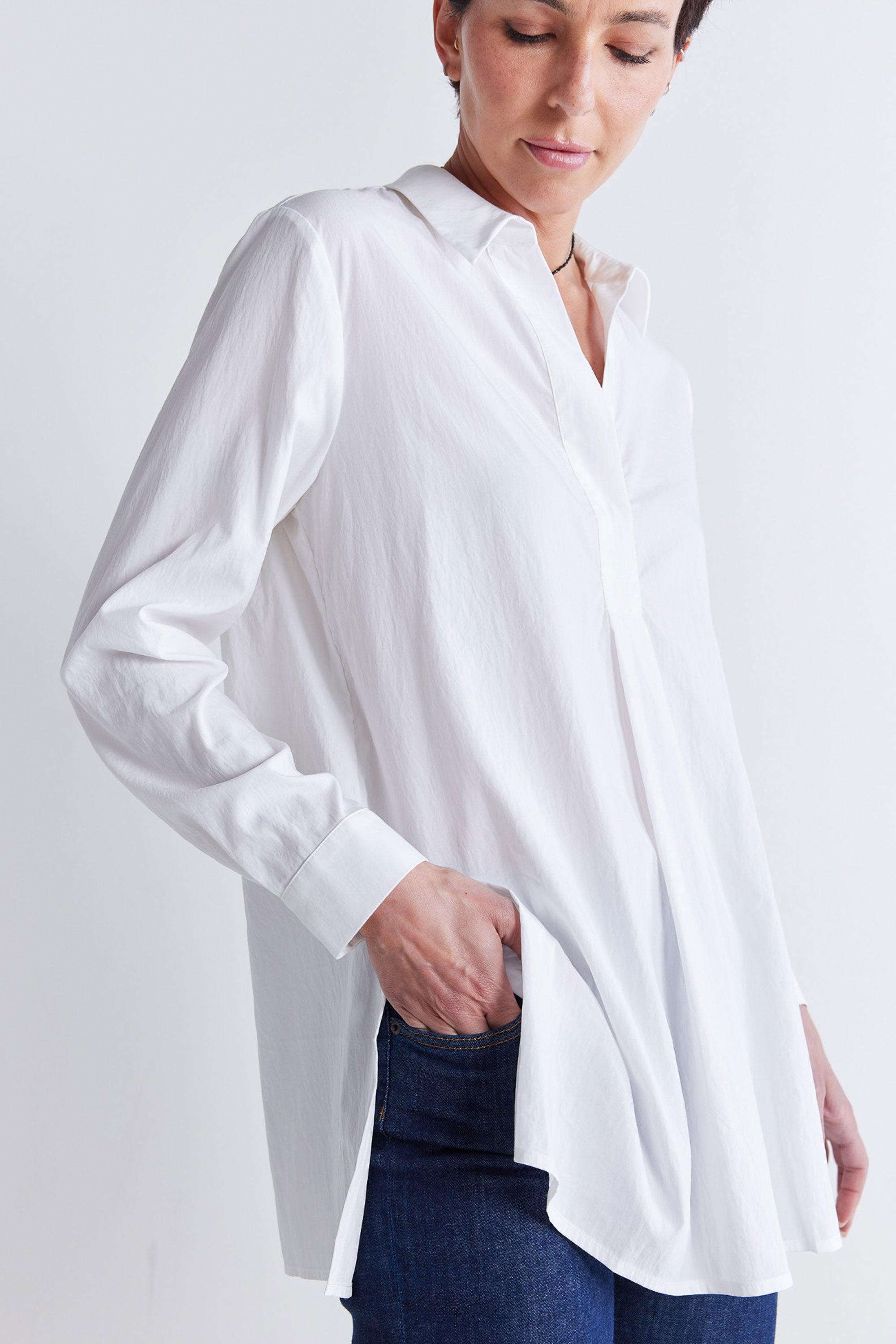 The Weekender Light Poplin Tunic Product Image