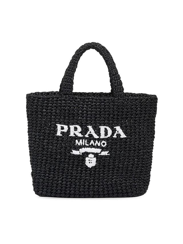 Womens Small Raffia Tote Bag Product Image