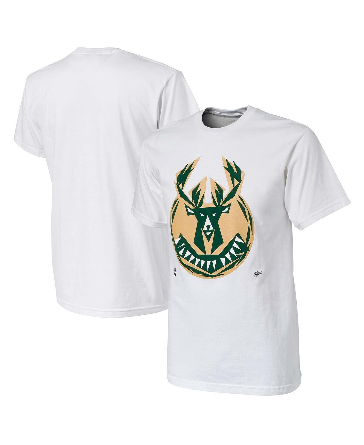 Mens NBA x Naturel Milwaukee Bucks No Caller ID T-Shirt Product Image