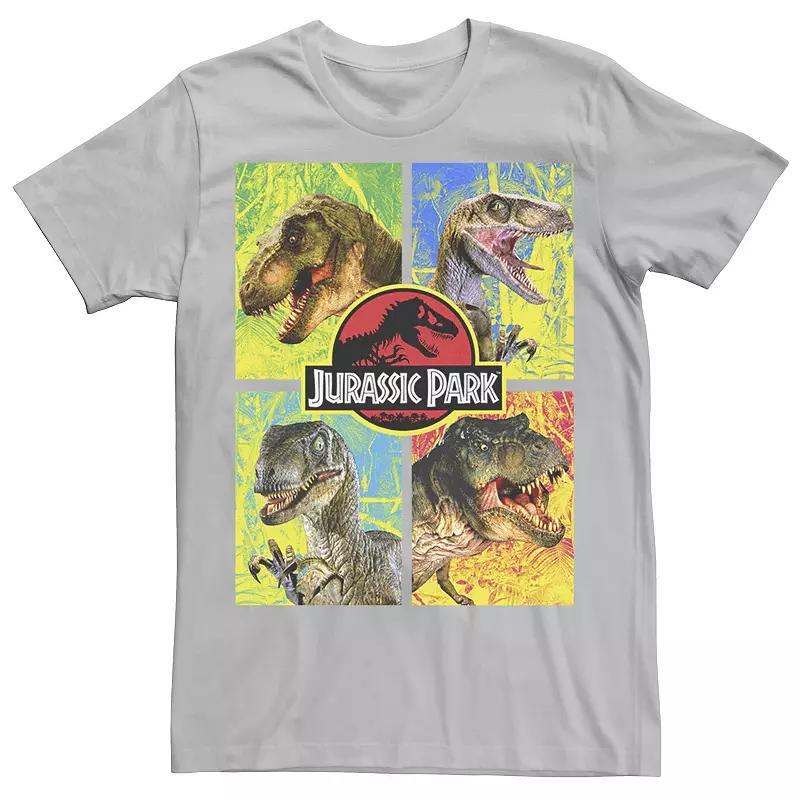 Mens Jurassic Park Four Dinosaur Faces Tee Product Image