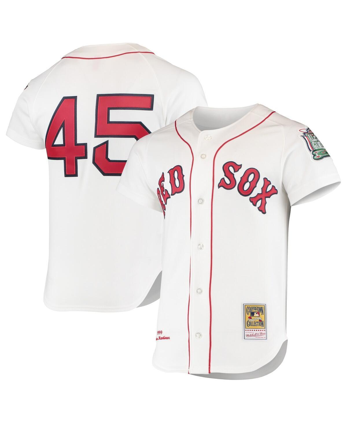 Mens Pedro Martinez White Boston Red Sox 1999 Cooperstown Collection Home Authentic Jersey - White Product Image